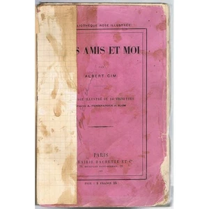 Mes AMIS et MOI par Albert CIM Popey sur Ornain illustré FERDINANDUS & SLOM 1893 - Imagen 1 de 11