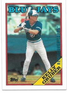 2017 Topps Kelly Gruber BLUE 1988 REDISCOVER TOPPS - TORONTO BLUE JAYS - #113 - Picture 1 of 1