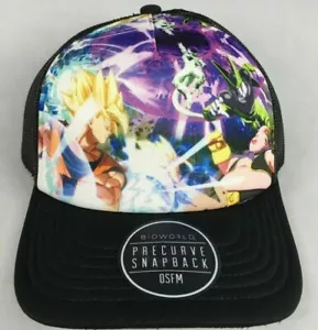 BIOWORLD PRECURVE SNAPBACK DRAGON BALL SUPER MESH MÜTZE CAP VILLIANS AND GOKU NEU - Bild 1 von 7