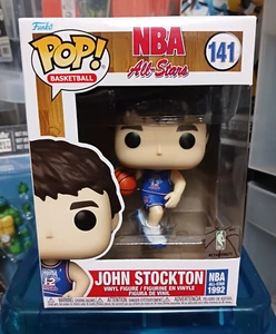 Funko Pop! NBA: Legends - John Stockton, uniforme azul All Star 1992 - Imagen 1 de 6