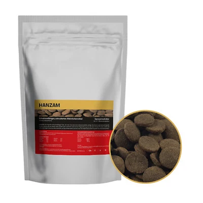 Koifutter Hanzam 1 Liter 25 mm Taler Fischfutter Snack Koi Füttern aus der Hand