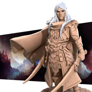 Drow Ranger - con Pet Panther - Mordi il proiettile - Dungeons and Dragons - Foto 1 di 12