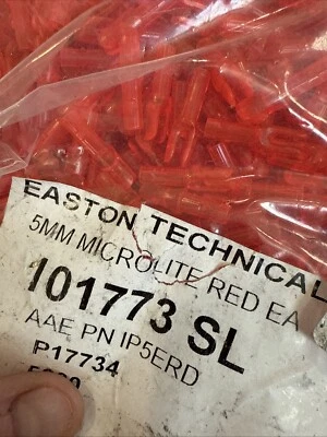 Easton - 5MM NOCK MICROLITE RED - 24pk - Image 1 of 4
