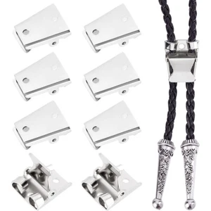 10 piezas Cierre deslizante de hierro bolo bolo hebilla de platino Accesorios Clips de bloqueo suave - Imagen 1 de 6
