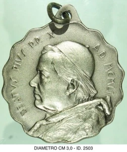 BEATUS PAPA PIO X° PONTEFICE MAX A.D 1951.1961 MEDAGLIA VATICANO STATO POTIFICIO - Imagen 1 de 6