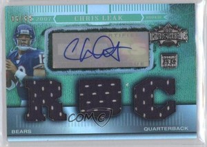 2007 Topps Triple Threads Emerald /69 Chris Leak #109 Rookie Auto RC