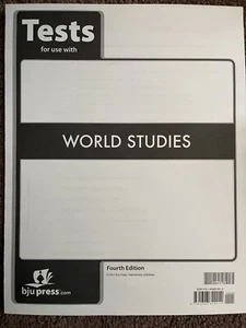 World Studies Fourth Edition tests New BJU Press Bob Jones University - Picture 1 of 2