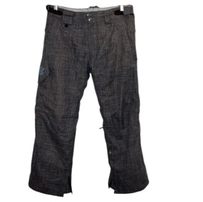 686 Smarty Brown Blue Tweed Snow Board Ski Pants Women Size M BLEMISH - Image 1 of 4