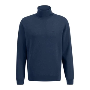 Fynch Hatton Herren Pullover Strickpullover Rollneck blau 1314217 680 night - Picture 1 of 1