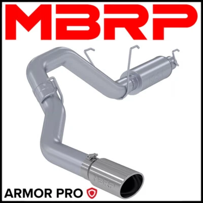 MBRP Armor Pro 4" Cat-Back Exhaust System fits 2014-2024 Ram 2500 3500 6.4L Hemi - Image 1 of 4