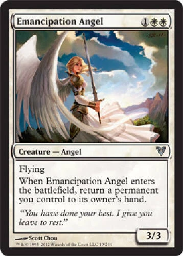 EMANCIPATION ANGEL X4 4 4X Avacyn Restored MTG Magic the Gathering Cards DJMagic - Image 1 of 1