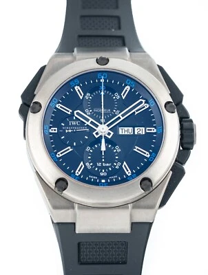 IWC Ingenieur Doble Cronógrafo 45mm Titanio Esfera Negra IW386503 Foto 1 de 4