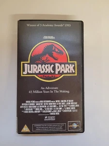 Jurassic Park VHS (1993) PG Steven Spielberg Dino Classic | Sam Neill | Tested - Picture 1 of 4