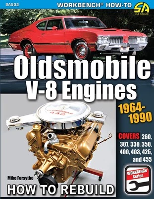 Oldsmobile 260 307 330 350 400 403 425 455 motor 1964-1990 libro manual de reconstrucción Foto 1 de 4