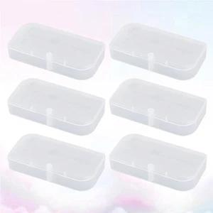 6 Pezzi Scatola Ricambi Piccoli Contenitori Componenti Plastica Organizzatore Trasparente - Foto 1 di 12