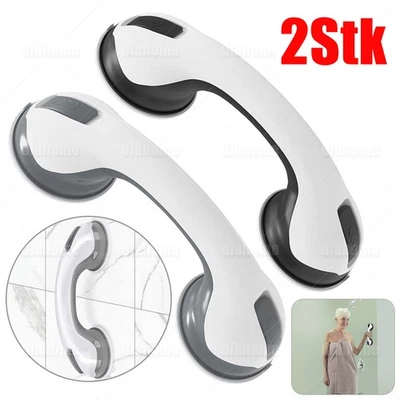 2x Badewannengriff Duschgriff Badewanne Haltegriff Saugnapf Sauggriff Bad Griff - Bild 1 von 4