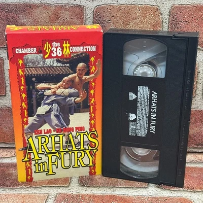 Arhats In Fury VHS Used Martial Arts Kung Fu Zen Lao Ko Hong Ping Action - Image 1 of 3