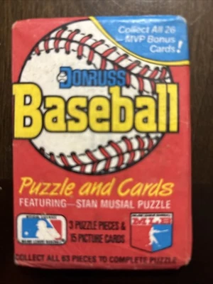 1988 Donruss бейсбол головоломки и карты и запечатанные пакеты - Изображение 1 из 2