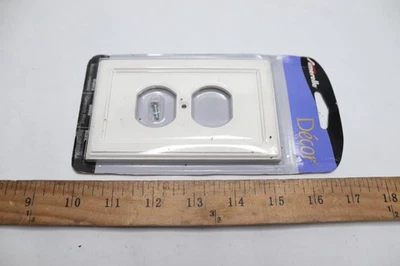 Дуплексная композитная настенная пластина AMERELLE Elly 1 Gang - белая - Изображение 1 из 3