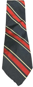 Corbata Cohn Turner Vintage Para Hombre REPP Roja Blanca Azul EE. UU. 100% Seda - Imagen 1 de 6