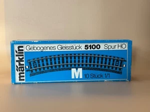 MARKLIN HO 5100 Curved M Train Track box of 10 - Picture 1 of 2