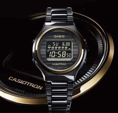 Casio CASIOTRON 50th ANNIVERSARY TRN-50ZE-1AJR Black Japan NEW - Image 1 of 4