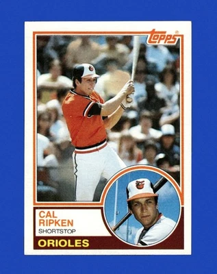 1983 Topps Set-Break #163 Cal Ripken Jr. EX-EXCELENTE ESTADO *GMCARDS* - Imagem 1 de 2