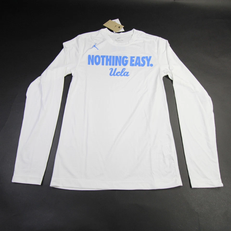 UCLA Bruins Air Jordan Long Sleeve Shirt Men's White New - Image 1 of 1