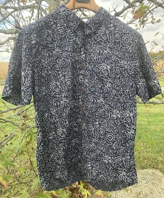 American Eagle Outfitters Mens Seriously Soft Short SS Blue Button-Up Shirt XXL - Image 1 of 4