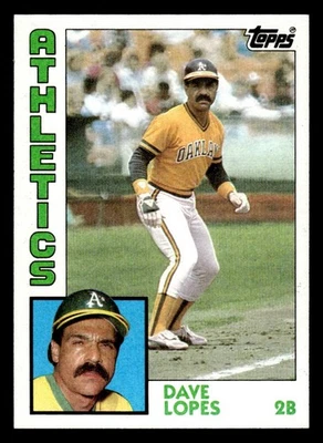 1984 Topps #669 Dave Lopes Card Oakland Athletics - Image 1 of 2