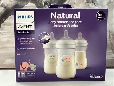 Philips Avent Natural Baby Bottle With Natural Response Nipple,9oz/260ml New - Image 1 of 4