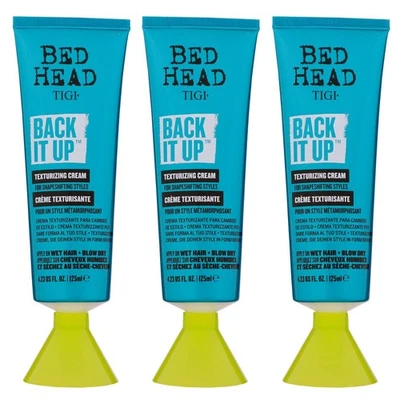Tigi Bed Head Back It Up 3 x 125 ml Texturgebende Creme Stylingcreme Leave In Se - Bild 1 von 2