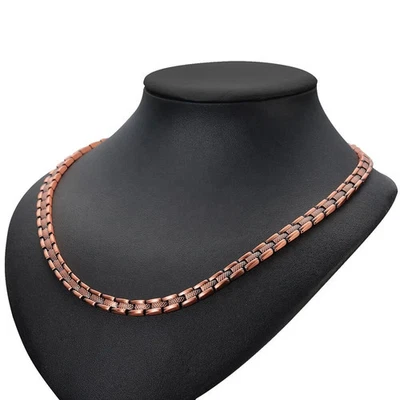 Magnetic pure copper link necklace with 41 magnet,free UK delivery, perfect gift — 第 1/4 张图片