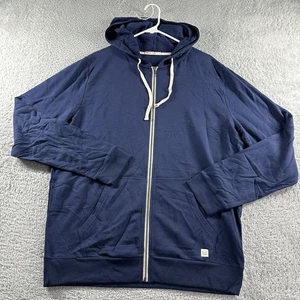 Marine Layer Lightweight Hoodie Mens Large Afternoon Hoodie True Navy NWOT - Picture 1 of 9