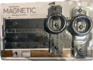 Anillos rústicos crecientes herrajes magnéticos para puertas de garaje, 6 piezas - Imagen 1 de 2