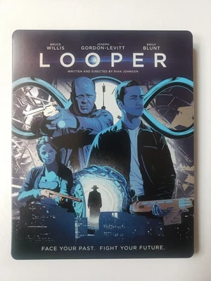 Looper - Exclusive Steelbook Edition (Blu-ray, 2012)  In Excellent Condition  - Image 1 of 4
