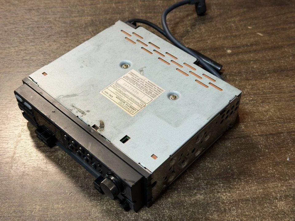 Reproductor de cubierta de casete Kenwood KRC-505 1 DIN como está Foto 1 de 4