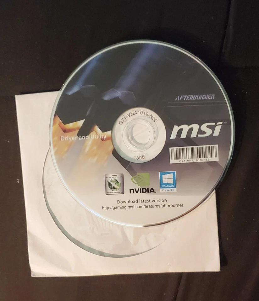 MSi Drivers v.  390.65 Win10_64 All NV Series - Afterburner - Image 1 of 1
