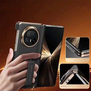 Echt Leder Doppelscharnier Hülle für Honor Magic V5 Armband Halterung Cover - Bild 1 von 24