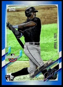 2021 Topps Opening Day #180 Jesus Sanchez RC Miami Marlins - Picture 1 of 2