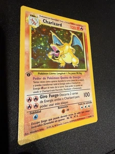 Charizard First Edition - Spanish - Pokemon Base Set - High End condition! - Bild 1 von 18