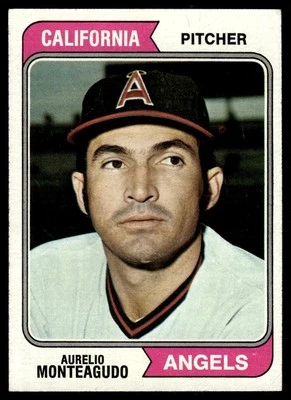 1974 Topps Aurelio Monteagudo California Angels #139 - Image 1 of 2