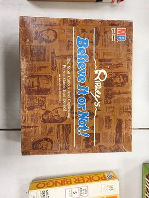 Ripleys Believe It or Not Board Game MB Pursuit Trivia Family Game Vintage 1994 - Image 1 of 4