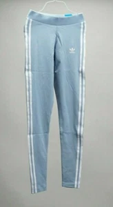 Adidas Women's Adicolor Classics 3-Stripes Tights Ambient Sky H09423 f - Picture 1 of 2