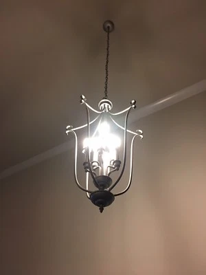 Hampton Bay 5-Light Oil Rubbed Bronze Nickel Large Chandelier - Image 1 of 2