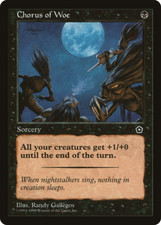 CHORUS OF WOE ~mtg NM Portal: Second Age Common x1