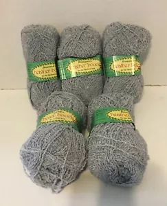 LOT 5 Brunswick Heather Boucle’ 75%Orlon 18%Virgin Wool 7%Nylon Pussywillow He’s - Picture 1 of 5