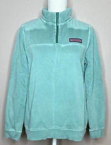 Vineyard Vines Youth L (16) Shep Sweatshirt 1/4 Zip Seafoam Green - Picture 1 of 8