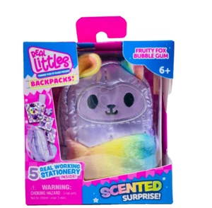 Real Littles Scented Surprise Micro Backpack FRUITY FOX BUBBLEGUM Stationary Set - Picture 1 of 7