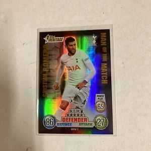 2021-22 Match Attax Extra Heritage Man Of The Match Cristian Romero #MOTM 11 - Foto 1 di 4